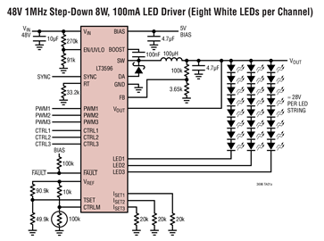 LT3596 60V Step-Down LED Driver